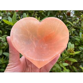 GAF TREASURES 2.5" Circle Selenite Bowl, Gemstone Carved Selenite Crystal, Meditation Bowl, Reiki Bowl, Jewelry Holder, Crown Chakra, Cleansing, Charging, Healing