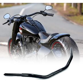 Motorcycle Seagull Bar Handlebar Handle Dimpled For Harley Fat boy 2006-2024 Breakout 2013-2024 Road King 2018-2024