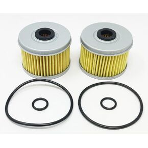 مرشحان زيت مع حلقات دائرية لسيارة Honda 1988-2000 TRX 300 Fourtrax، 1985-1992 TRX 250 250X Foutrax Sportrax و300EX 400 EX Sportrax ATVs
