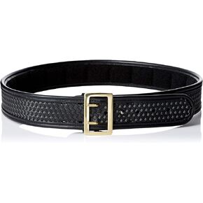 BIANCHI 7965 BSK Black Ergotek Sam Browne Belt with Brass