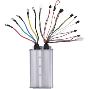 VGEBY 48V 72V 60A Electric Bike Controller Dual Mode 18 Tube Sine Controller with SM Connector Scooter Lithium Battery Modification Accessories 3000W Ebike Controller