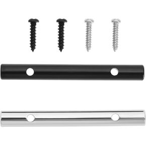 The Lord of the Tools 2pcs String Retainer Bars Tension Bars with Mounting Screws 49x5.5mm for Electric Guitar Headstock String Retainer Tension Bar Tremolo System