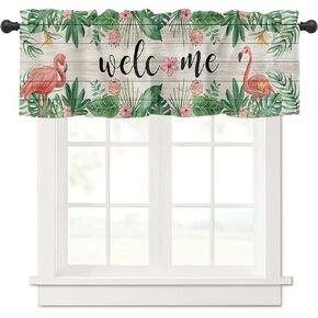 Curtains Valances, Vintage United Kingdom Flag Union Jack Flag British National Flags Rod Pocket Cafe Valance Short Window Curtains Valances for Kitchen, Bedroom, Living Room, 1 Panel, 54"X18"
