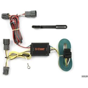Curt Manufacturing 55528 Vehicle-Side Custom 4-Pin Trailer Wiring Harness,Fits Select Hyundai Tucson ,Black