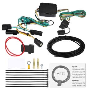 X AUTOHAUX 1 Set 118494 4-Pin 4 Way Trailer Wiring Harness Trailer Converter for Ford Transit-150 250 2015-2022