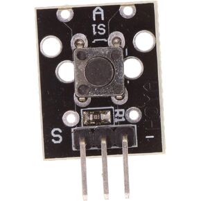 3 Pack KY-004 3pin Button Key Switch Sensor Module