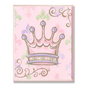 The Kids Room by Stupell Castle with Fleur De Lis Wall Plaque, 16 x 20