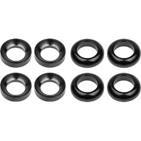 Titanium M6 Bolt Screw Concave Convex Washer for Bicycle Brake Disc Deat Installation
