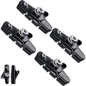 RUJOI Road Bike Brake Calipers,Premium Aluminum Dual Pivot Brake Caliper with Alloy Shoe Pads for Road Bike(Front & Rear)