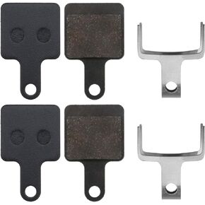 2 Pairs Replacement Bicycle Disc Brake Pads Resin Semi-Metallic for Tektro Volans Auriga S20.11 Auriga Twin Sub E-Sub