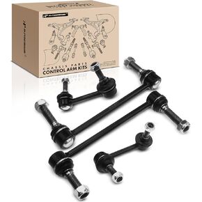 A-Premium Set of 4, Front & Rear Sway Bar Links Kit Stabilizer Bar Links Compatible with Cadillac CTS 2008-2015, RWD Only