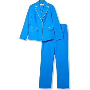 Women's 2 Bttn JKT W/Constrast Piping & Kate Pant