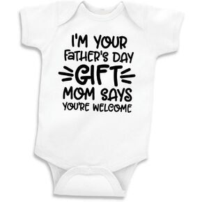Bump and Beyond Designs Infant and Baby Boy First Father's Day Shirt Gift