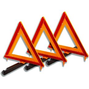 Orion Safety Products 461 Reflective Roadside Triangle - Pack of 3