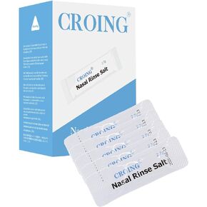 Sinus Rinse Refill Packets (160 Salt Packs) for Nasal Wash Irrigation Systems - Perfect for Sinus & Allergy Relief - Cleanse Your stuffy Nose -All Natural and PH Balanced