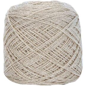Clisil Silver Glitter Lurex Yarn,Shine Sparkle Yarn DIY Toys Bags Decor 90g