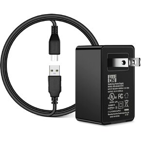 FITE ON Micro USB Cable & Wall Charger Replacement for Dremel PC10-02 PC10-05 Versa 4-Volt Cordless Cleaning Tool- Grout Brush- Bathroom Shower Scrub- Kitchen & Bathtub Cleaner Power Supply Charger