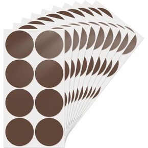 10 Colors Dot 2 Inches Labels Self-Adhesive Colored Circle Color Coding Stickers Waterproof Small Round Tag for Office Inventory 80 Pieces