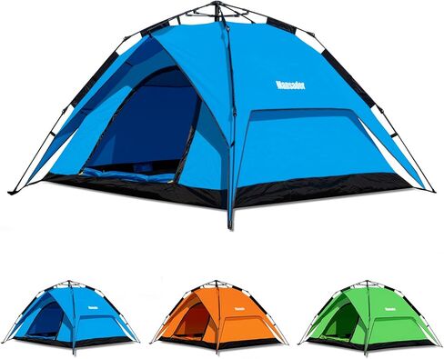 Pop Up Camping Tent 4 People Automatic Tents for Camping Instant Tent Waterproof Windproof for Camping Hiking Mountaineering in Saudi Arabia
