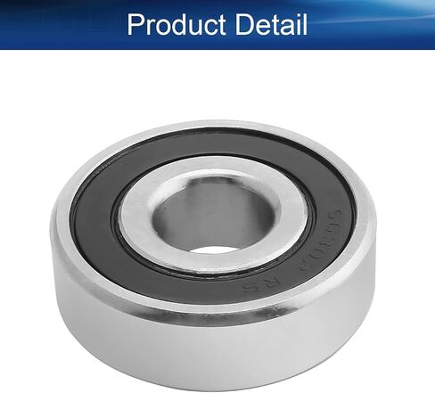 Bettomshin 1Pcs S6901-2RS Deep Groove Ball Bearing, 12x24x6mm Double Sealed 440C Stainless Steel P0, Deep Groove Rolling Bearings in Saudi Arabia