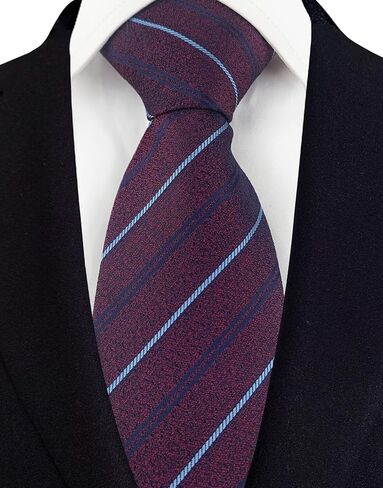 Men's Striped Ties Polka Dots Formal Designer Wedding Groomsmen Neckties 3 inch in Saudi Arabia