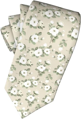 Men's Floral Tie Skinny Necktie for Weddings, Groomsmen, Dances in Saudi Arabia
