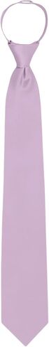 Men's Pre-Tied Solid Color Zipper Neck Tie in Kuwait
