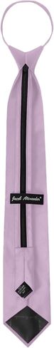 Men's Pre-Tied Solid Color Zipper Neck Tie in Kuwait