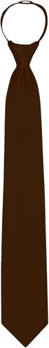 Men's Pre-Tied Solid Color Zipper Neck Tie in Kuwait