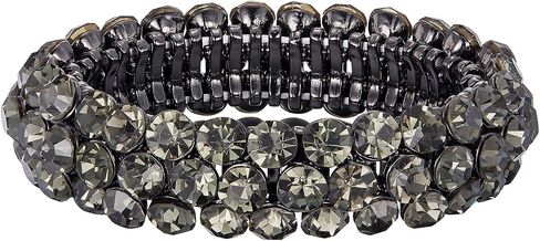 Flyonce Bridal Bracelet for Wedding, Sparkly Crystal Rhinestone Stretch Bracelets for Women Girls in Saudi Arabia