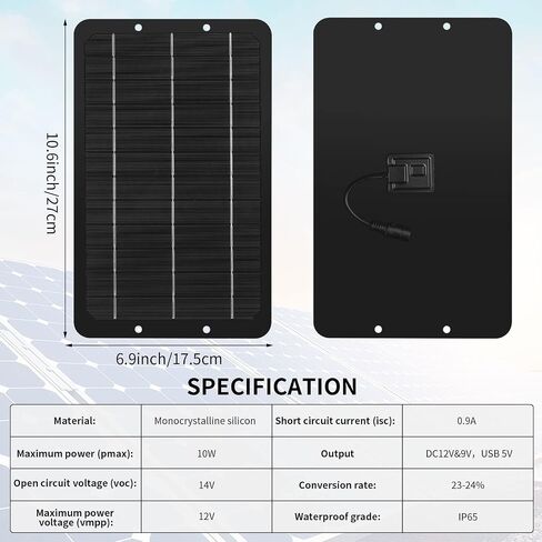 Riakrum Solar Powered Fan Solar Panel Dual Fans Kit 10w 12v Solar Exhaust Fan Outdoor Waterproof Solar Exhaust Fan for Greenhouse Chicken Coop Pet House Sheds Window(1 Set) in Saudi Arabia