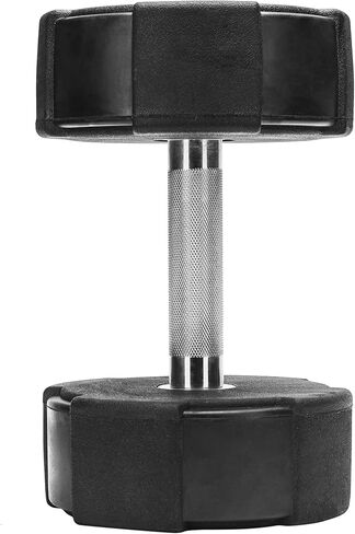 Rubber Encased Dumbbell Sets, Premium Weights Set, Exercise&Fitness Equipment for Home Gym, Hand Sets for Workout, and Strength Training - Available for 5lbs 10lbs 15lbs 20lbs 25lbs 30lbs 35lbs 40lbs 45lbs in Saudi Arabia