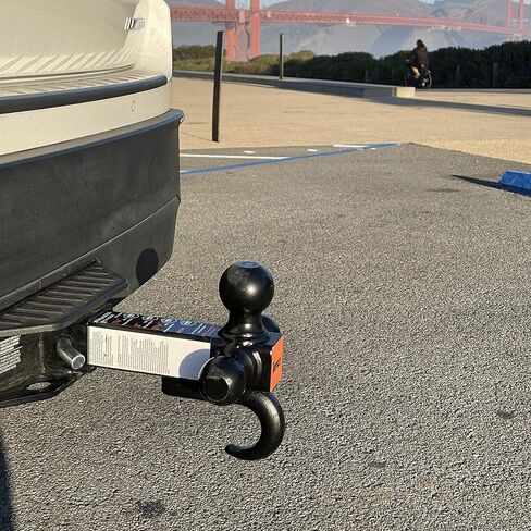 حامل كروي للمقطورة مع خطاف وصلة ودبوس وصلة، 1-7/8 بوصة، 2 بوصة و2-5/16 بوصة، كرة وصلة، وصلة سحب، كرة سوداء، TS2010 in Kuwait