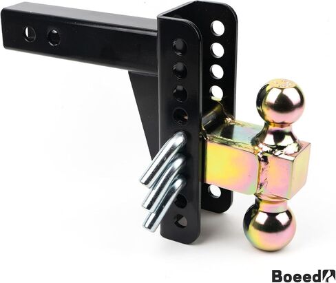 45900 Adjustable Trailer Hitch Ball Mount 2-Inch Receiver Fits for Trailer Adjustable Ball Mount Heavy Duty 6-Inch,Drop 2 and 2-5/16-Inch Trailer Hitch Ball 14000lbs in Kuwait