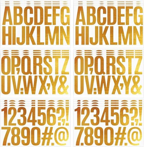 528pcs Letter Stickers 24 Sheets 3 Inch Number Alphabet Stickers Black Self Adhesive Waterproof for Bulletin Board Letters Kit Mailbox Numbers Labels DIY Crafts Art Making(Art,Black) in Saudi Arabia