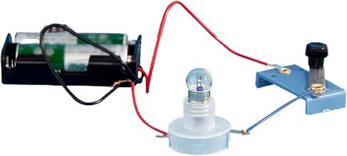 Electrical Circuit Experiment Kit, Small Bulb Lights Up Kit Basic Physic Science Playset Educational STEM Kit A OneSize Use Safety Easy Installation,Learning and Education in Saudi Arabia