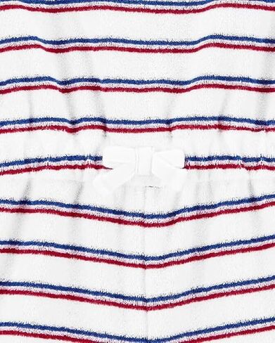 Carter's Kid Striped Tank Cover-Up Romper, Red/White/Blue Ii, 4 in Saudi Arabia