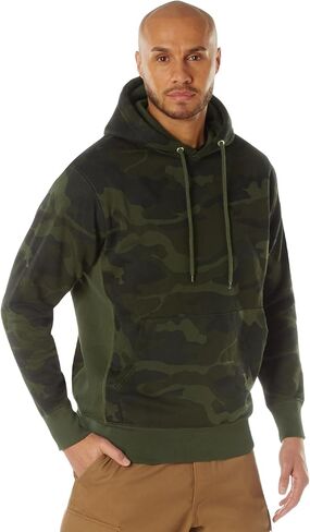 سترة Rothco Midnight Camo Every Day - سويت شيرت بغطاء للرأس مموه - دافئ ومريح - رائع للمغامرات الخارجية in Saudi Arabia