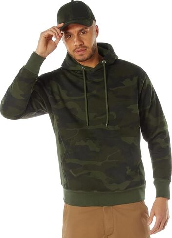 سترة Rothco Midnight Camo Every Day - سويت شيرت بغطاء للرأس مموه - دافئ ومريح - رائع للمغامرات الخارجية in Saudi Arabia