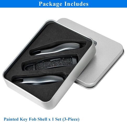 غطاء مفتاح مطلي AeroBon مكون من 3 قطع/غطاء غطاء سلسلة المفاتيح متوافق مع غطاء مفتاح بورشه (MK1) in Kuwait