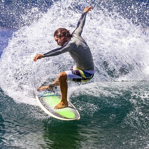 WOOWAVE Surfboard Leash Premium Surf Leash SUP Leg Rope Straight 6/7/8/9 feet for All Types of Surfboards in Kuwait