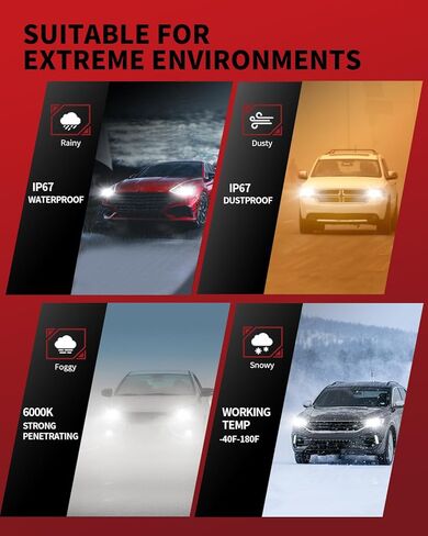 مصابيح LED LASFIT H11، مصابيح ضباب LED أكثر سطوعًا بنسبة 400% H8/H16/H9 مع مروحة، 1:1 قابس صغير الحجم N Play IP67 بديل هالوجين مقاوم للماء، حزمة من 2 in Kuwait