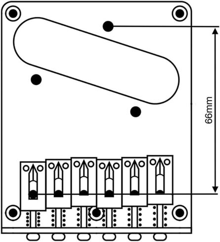 Vega Trem Vega-Trem VegaTrem VT2 ND No Drill Teletrem Modern Glossy Tremolo USA Shipping in Saudi Arabia