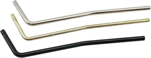 3 قطع بقطر 5 مم و6 مم للجيتار Tremolo Arm Whammy Bridge Bar لملحقات استبدال الجيتار الكهربائي - ذهبي/أسود/فضي in Kuwait