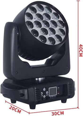 2 أضواء/مجموعة Led 19X15 واط شعاع التكبير غسل RGBW 4in1 تتحرك رئيس ضوء المرحلة DMX Dj بار تأثير حفل زفاف in Saudi Arabia