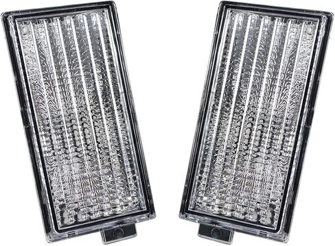 زوج (2) عدسة مصباح إشارة الانعطاف الأمامي لوقوف السيارات لـ 1978-1979 جي إم سي كاباليرو Ch-e-vro-let ماليبو إل كامينو in Kuwait