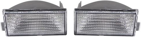 زوج (2) عدسة مصباح إشارة الانعطاف الأمامي لوقوف السيارات لـ 1978-1979 جي إم سي كاباليرو Ch-e-vro-let ماليبو إل كامينو in Kuwait