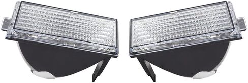 زوج (2) عدسة مصباح إشارة الانعطاف الأمامي لوقوف السيارات لـ 1978-1979 جي إم سي كاباليرو Ch-e-vro-let ماليبو إل كامينو in Kuwait