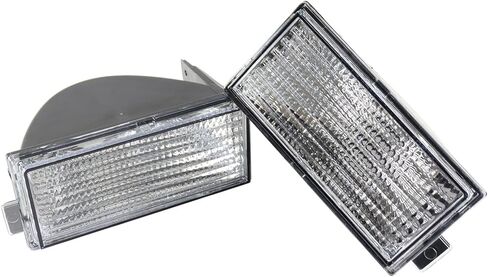 زوج (2) عدسة مصباح إشارة الانعطاف الأمامي لوقوف السيارات لـ 1978-1979 جي إم سي كاباليرو Ch-e-vro-let ماليبو إل كامينو in Kuwait