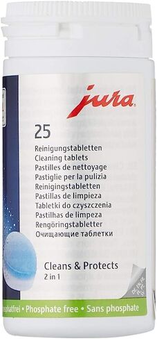 أقراص التنظيف سيروني - تنظيف ماكينة القهوة، أقراص إزالة الترسبات مثالية لتنظيف وحماية ماكينات القهوة الأوتوماتيكية بالكامل 25 قطعة in Kuwait